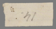 L 01251
<br/>
Label met opschrift
<br/>
<em>Escher von der Linth, Johannes Conrad (1767-1823)</em>